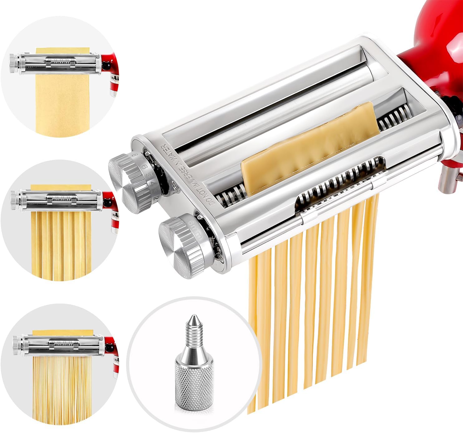 Kitchen Gadgets Machine - 키친에이드 믹서 3-in-1 파스타 롤러 커터