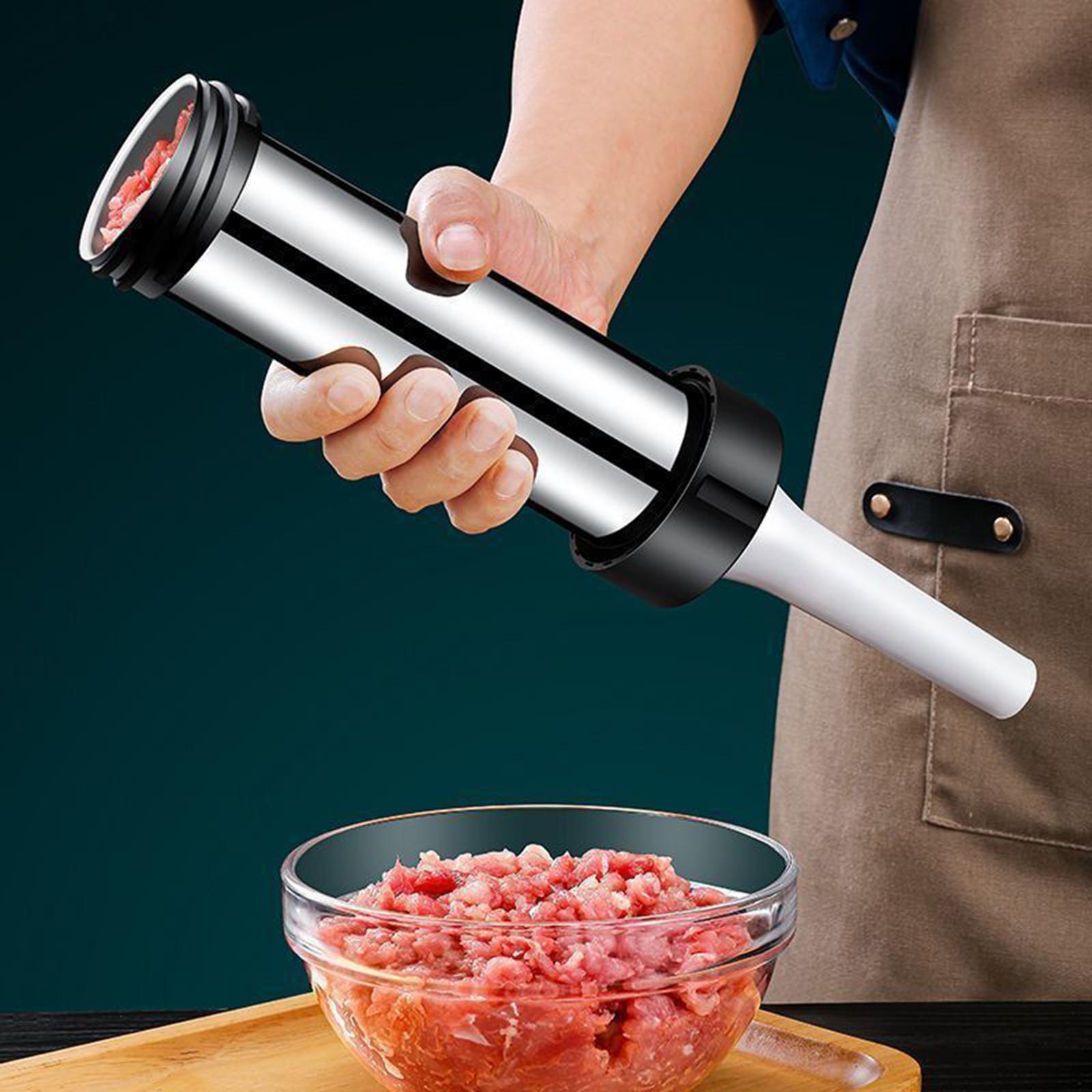 Kitchen Gadgets Machine - 수동 소시지 제조기, 스테인리스 스틸, 세척
