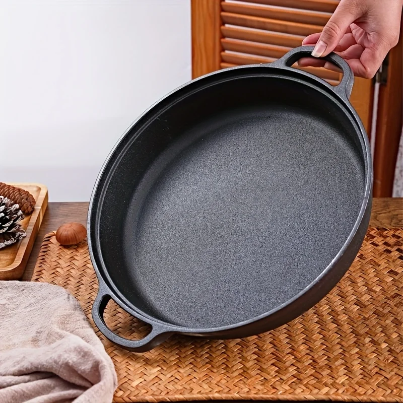 Cast Iron Skillet - 1개 주철 프라이팬, 녹슬지 않고 녹슬지