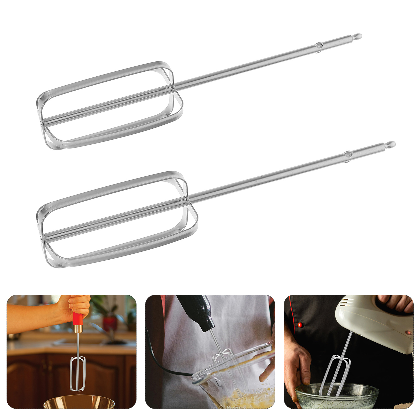 Kitchen Gadgets Blender - 2 Pcs 스테인레스 스틸 핸드 믹서