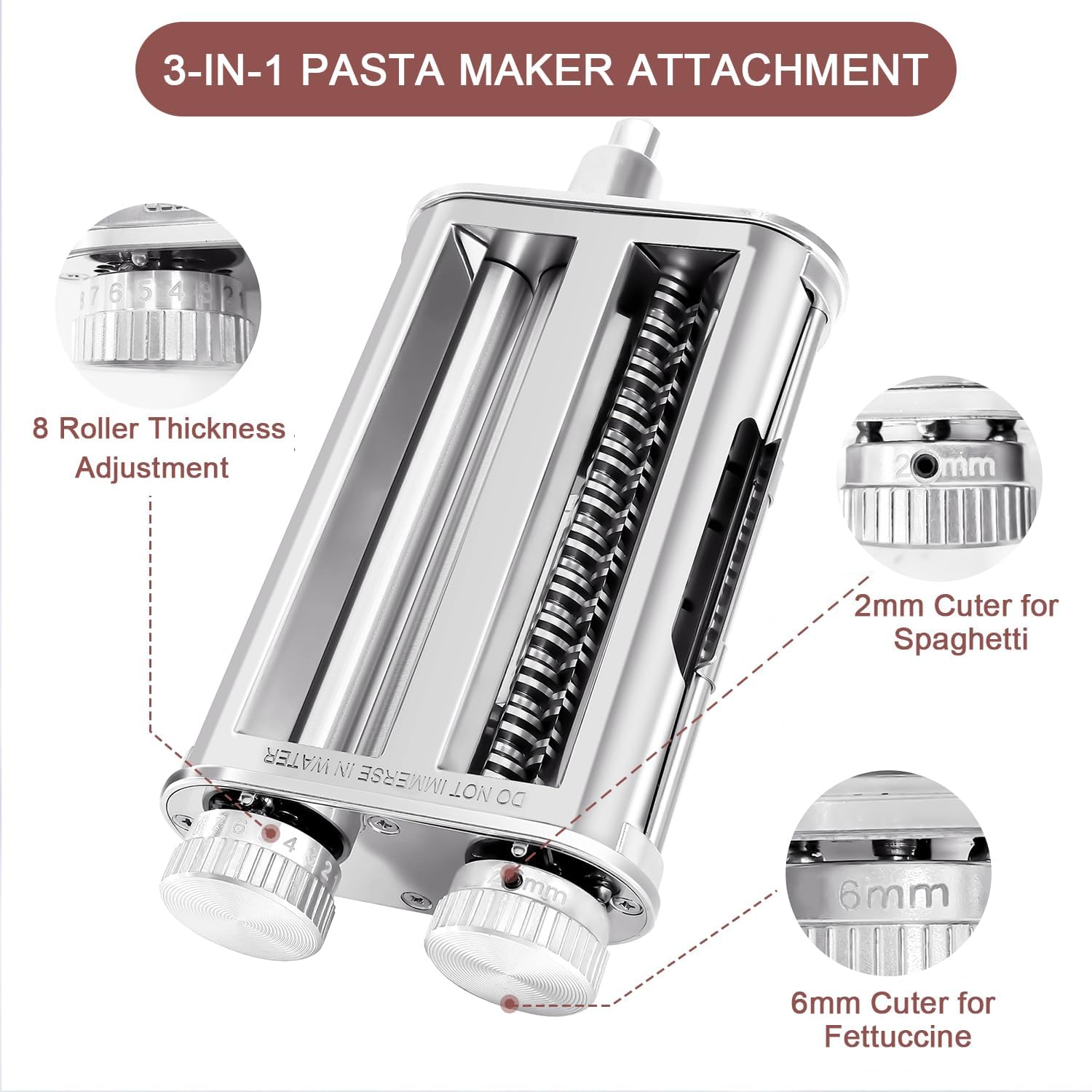 키친에이드 믹서 3-in-1 파스타 롤러 커터 부착물, - Kitchen Gadgets Machine 리뷰 및 가격