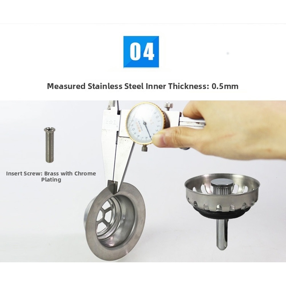 85mm 스테인레스 스틸 주방 싱크대 배수구 스트레이너 - Stainless Steel Strainer 리뷰 및 가격