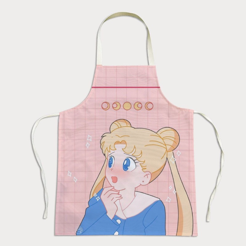 세일러문 앞치마, 귀엽고 패셔너블한, 창의적인 만화 스 - Kitchen Gadgets Trending 리뷰 및 가격