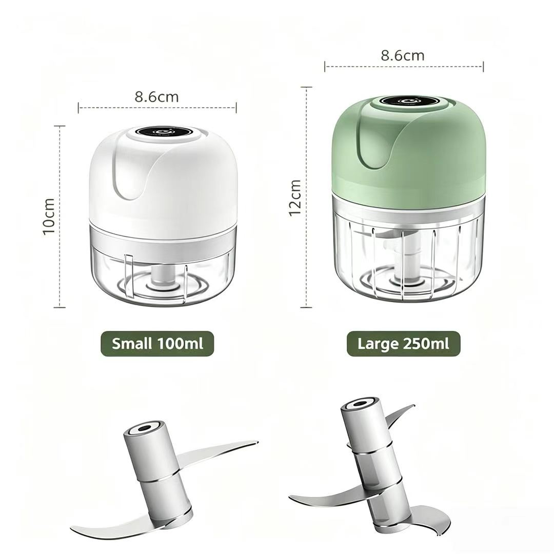 23W USB 충전식 전기 마늘 다지기 100ML/25 - Kitchen Gadgets Machine 리뷰 및 가격