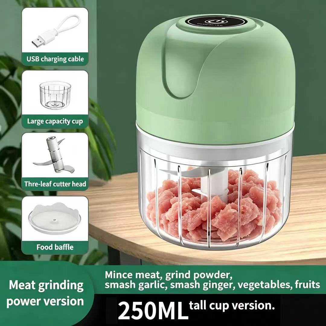 23W USB 충전식 전기 마늘 다지기 100ML/25 - Kitchen Gadgets Machine 리뷰 및 가격