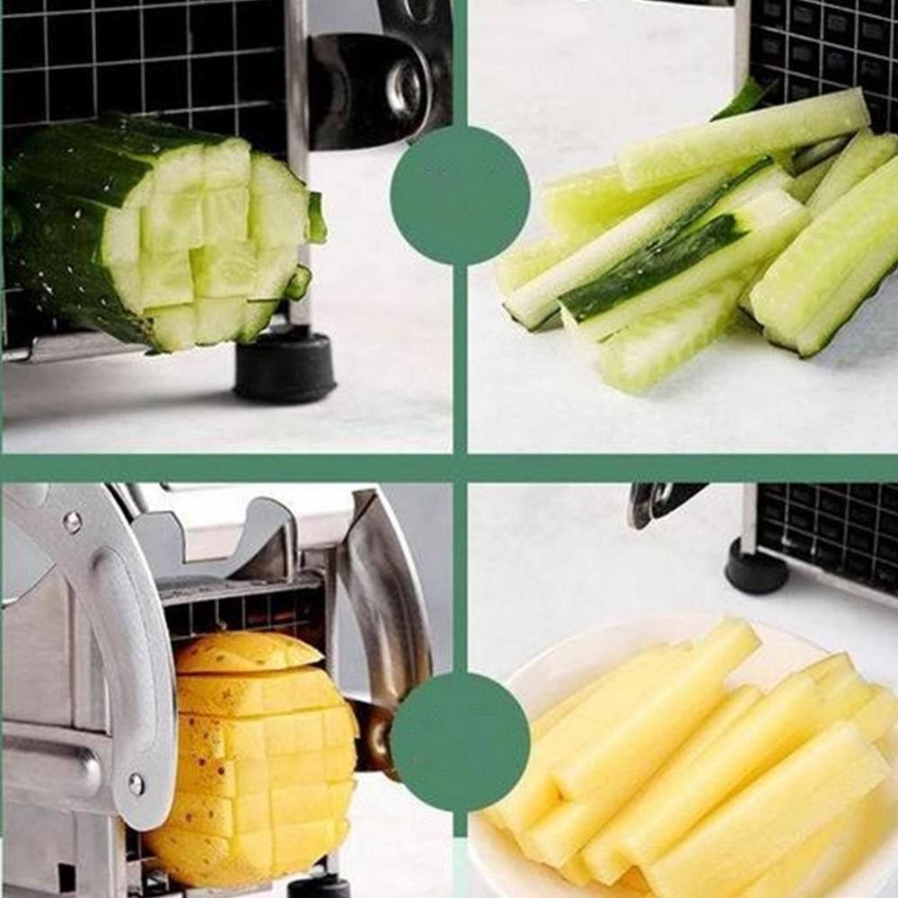 수동 커터 스테인리스 스틸 프렌치 프라이 슬라이서, 감 - Kitchen Gadgets Machine 리뷰 및 가격