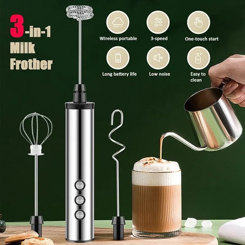 마그파이 3 in 1 핸드헬드 전동 우유 거품기 음료  - Kitchen Gadgets Blender 리뷰 및 가격