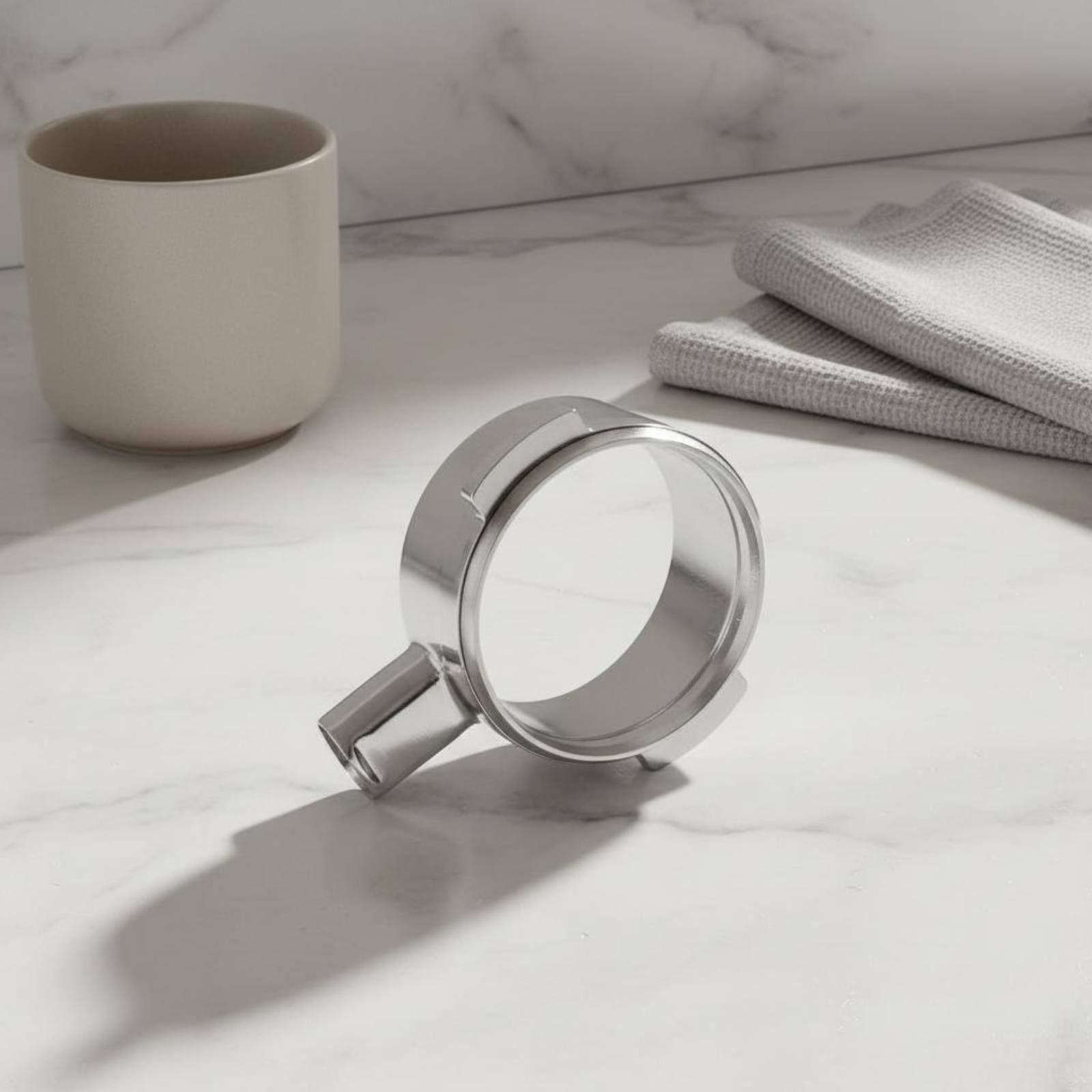 바닥 없는 포터필터 헤드, 정밀하게 연마된 오픈형 포터 - Stainless Steel Strainer 리뷰 및 가격