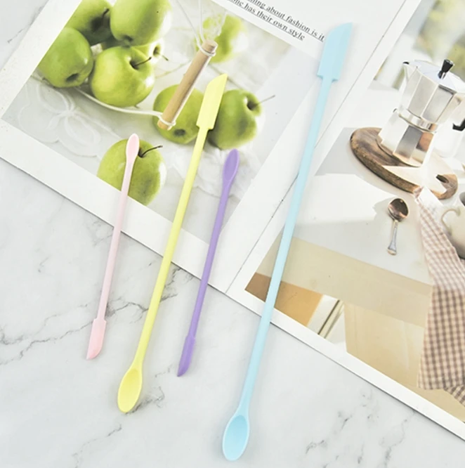 실리콘 뒤집개 내열성 긴 손잡이 양면 스크레이퍼 및 스 - Quirky Kitchen Gadgets 리뷰 및 가격