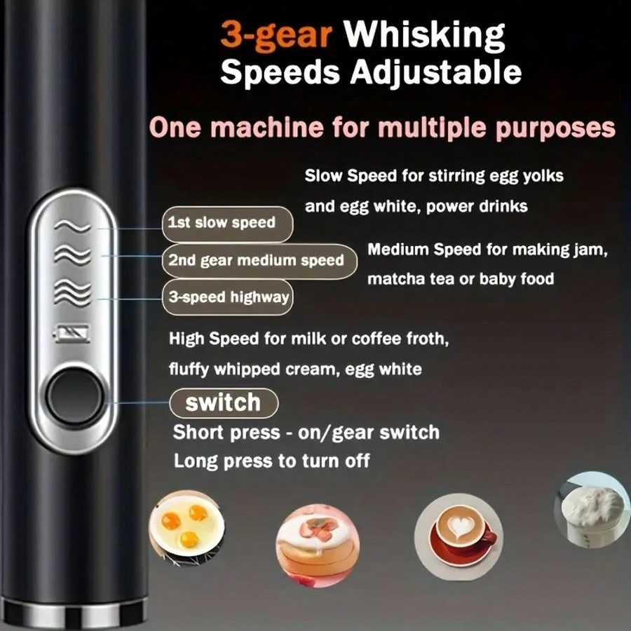 1팩 휴대용 전기 믹서, 계란 거품기, 우유 거품기,  - Kitchen Gadgets Blender 리뷰 및 가격