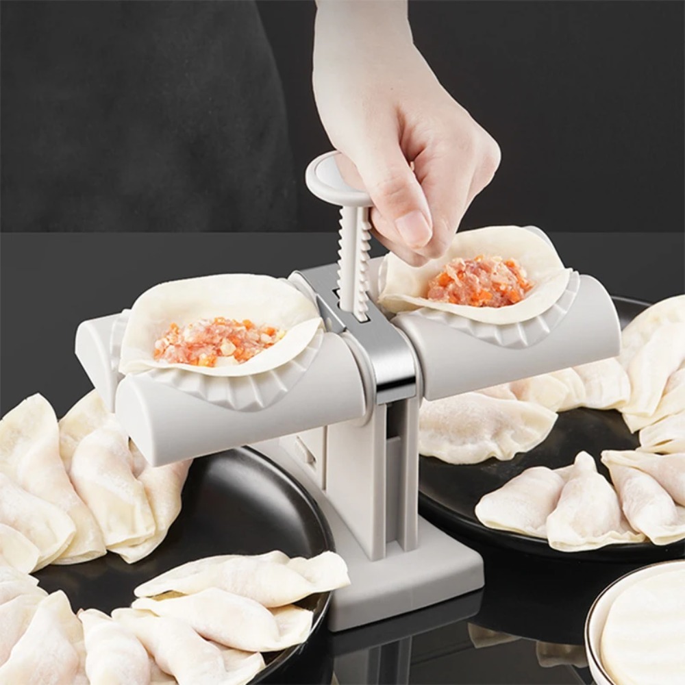 자동 만두 기계 청소 용이 이중 헤드 프레스 다이 파이 - Kitchen Gadgets Machine 리뷰 및 가격