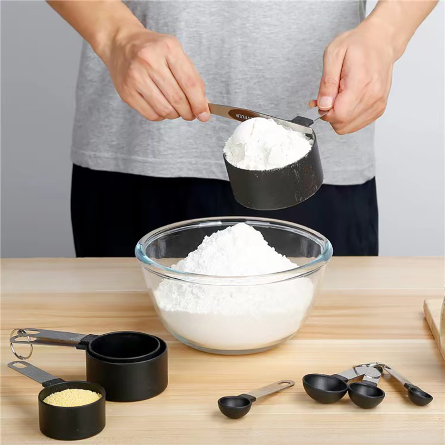 4PCS/8PCS 플라스틱 측정 컵 스푼 세트 스테인레 - Quirky Kitchen Gadgets 리뷰 및 가격