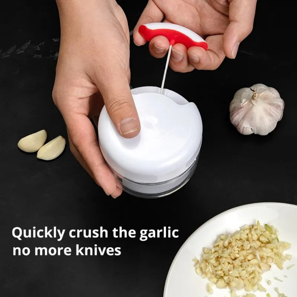 수동 마늘 다지기, 주방용 손으로 당기는 마늘 분쇄기, - Kitchen Gadgets Blender 리뷰 및 가격